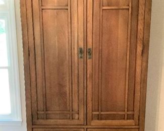 Wooden Contemporary Armoire