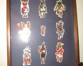 Native American cloth patches