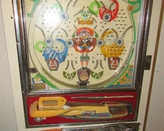 Antique pinball machine