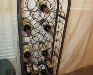 Tall wine rack