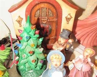Vintage ceramic carolers