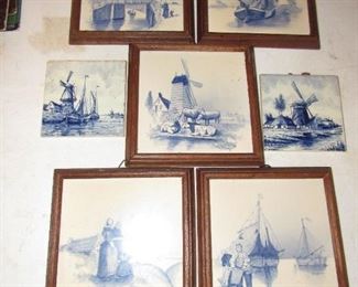 Antique Delft tiles