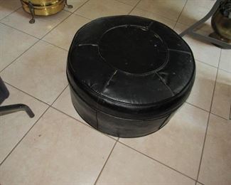 Vinyl ottoman