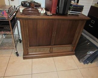 Zenith console TV with sliding doors.... would make an excellent bar