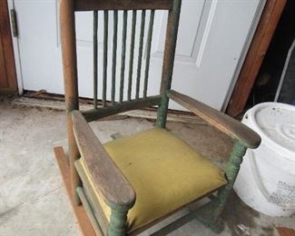 Vintage child's rocker
