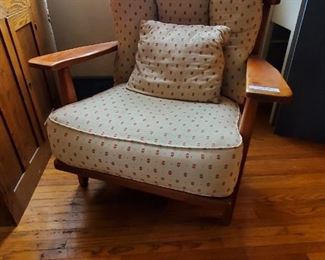 maple paddle arm chair