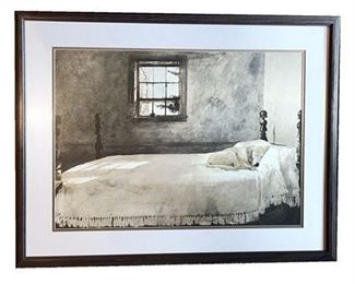 Lot 026-010
Ander Wyeth "Master Bedroom" Plate Signed Lithograph