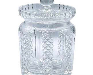 Lot 059
Waterford Crystal "Hibernia" Biscuit Barrel with Lid