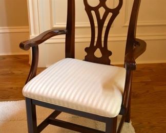 Sturdy and comfortable chairs for dining room. 