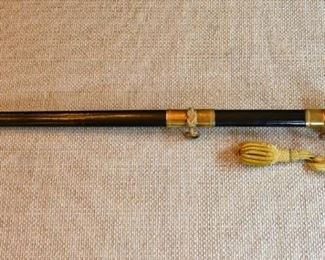Hilborn Hamburger Naval Officer's Dress Sword. Sword--very unusual Military Official great condition 