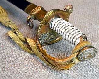 Hilborn Hamburger Naval Officer's Dress Sword (detail)