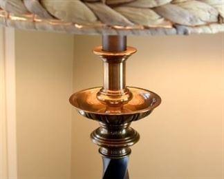 woven shade floor lamp (detail)