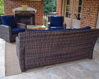 Outdoor furniture with newer cushions