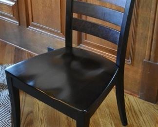 set of eight dining chairs