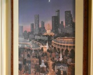 framed poster, Atlanta's Centennial Olympic Games
