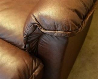 leather recliner (detail)