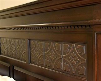 ornate king size bed (detail)