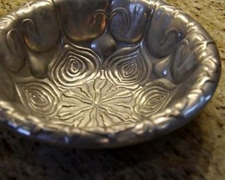 small pewter bowl