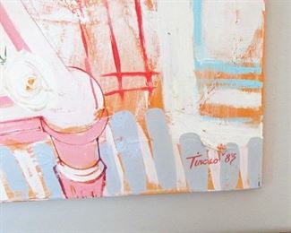 1983 - Painting by artist, Tircso. amazing color!