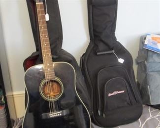 Mitchell guitar & 2 guitar bags