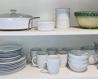 Lots of goodies in the kitchen including a Kitchen Aid - Proline Series. Featured are - Bormioli, Tefal, Cuisinart, Keurig, La Creuset, Cast-iron, Longaberger, Gibson, Threshold, Corningware, Folk Craft, YHY, Gloria Vanderbilt, Revereware, & more!