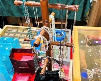 Sterling Silver, Tiffany's, Ray-Ban's & other pretty costume jewelry. * All valuable items are removed from the property nightly