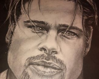 BRAD PIT SIGNED ARTIST