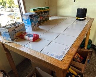 Tile Top Kitchen Table