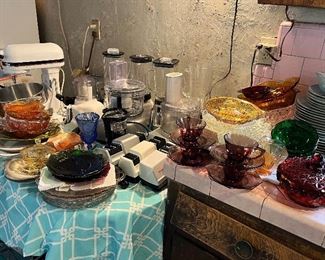 Juicer, Mixer and Antique Selection 