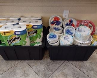 Stock up on bounty and paper plates in our sale