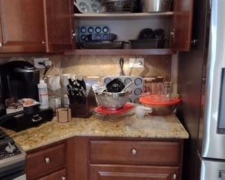Keurig and baking dishes