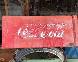 1939 33” Coca Cola Panel from store cooler Sign