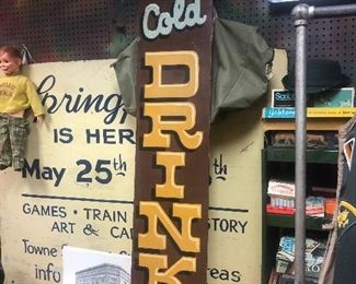 67” Vintage Pepsi Sign