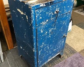 Vintage Industrial Medical Cabinet