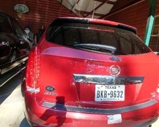Red 2012 Cadillac SRX 81,642 miles