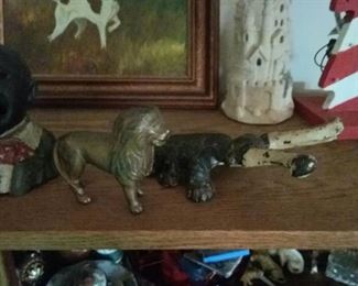 Colkectible cast iron & brass