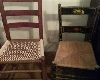 Antique side chairs