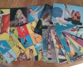 Pin-up girl cards