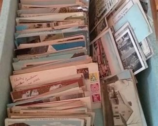 1920s-1950s unused & used post cards