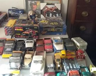 Collectible cars, trucks, semis