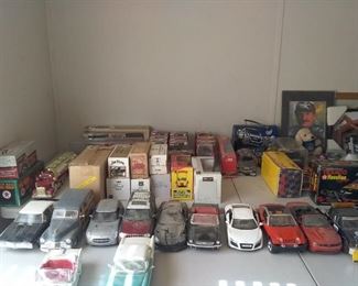 Collectible cars, trucks, semis