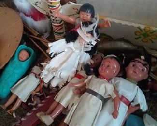 19500s Indian school dolls