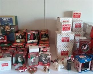 Coke collectibles w/boxes