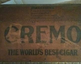 Very rare CREMO humidor box