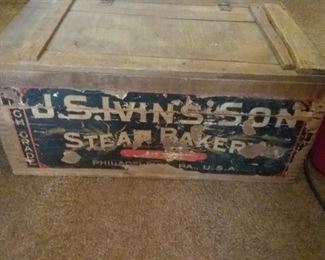 Old wood box