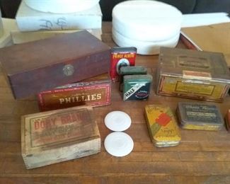Old tobacvo & other tins