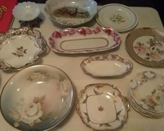 Antiwue & colkectible serving pieces