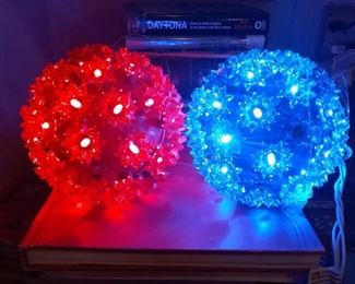 Lighted christmas decorations