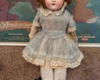 Antique 13" bisque doll -Marseille 370 - TLC EYES