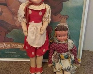 Antique handmade dolls